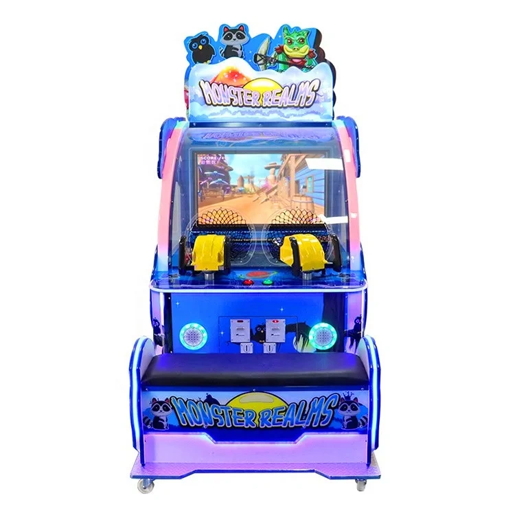 Threeplus Coin Operated Ball Shooting Game Machine Monster Realm for Sale