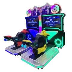 Threeplus Coin Operated Moto Rc Simulator Moto Tekken 7 Arcade Machine for Sale