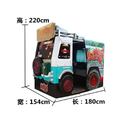 Threeplus Coin Operated Video Machine Gun Simulator Shooting Arcade Game Machine Lets Go to Jungle