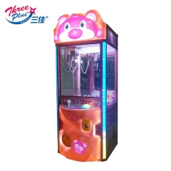 Threeplus Coin Operated Plush Crane Toy Mini Vending Machine