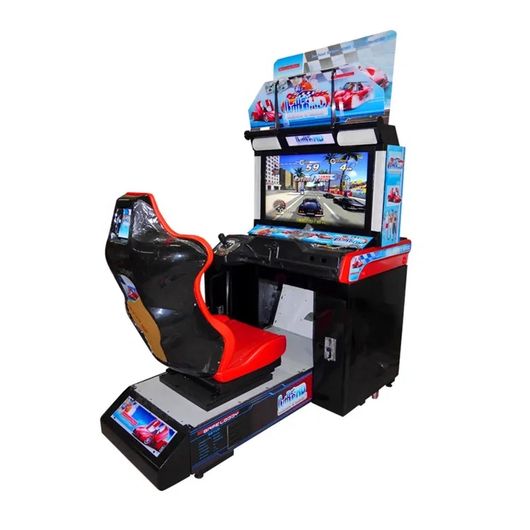 Threeplus Hot Sale Cheap Price Coin Operated Video Driving Outrun Simulator Arcade Racing Car Game Machine