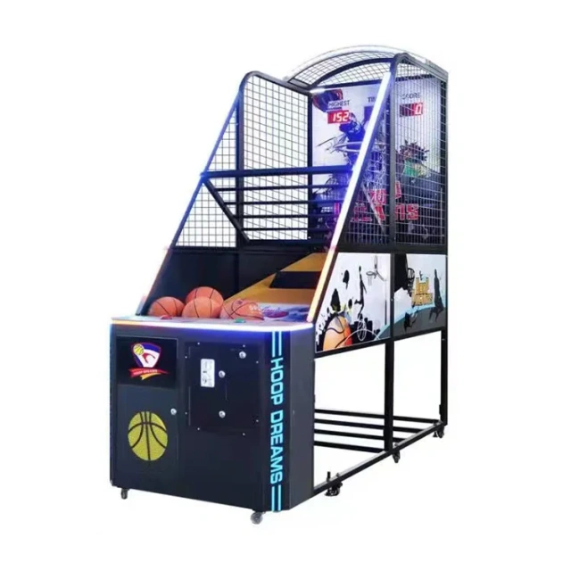 Coin Operated Game Arcade Foldable Street Basketball Shooting Arcade Game Machine