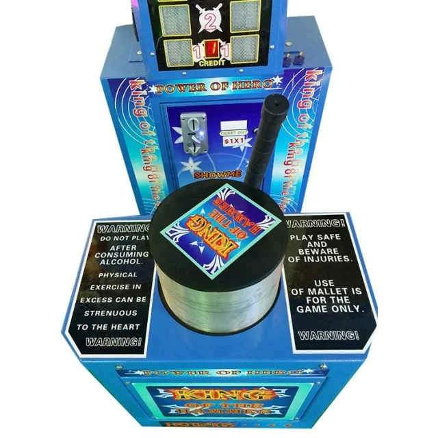 Threeplus Coin Operated king of Hammer Arcade Hitting Game Machine for Sale