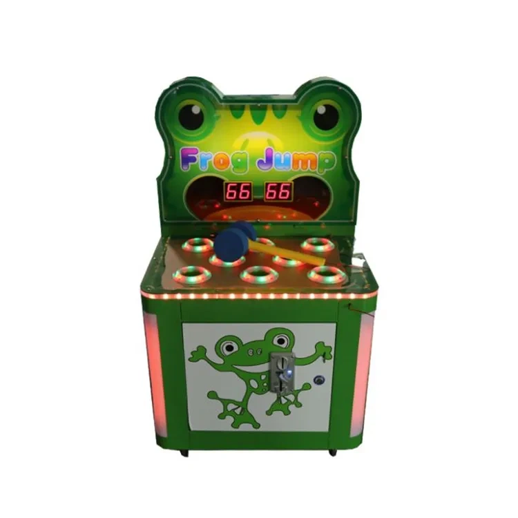 Threeplus Coin Operated Whack a Frog Hammer Game for Sale