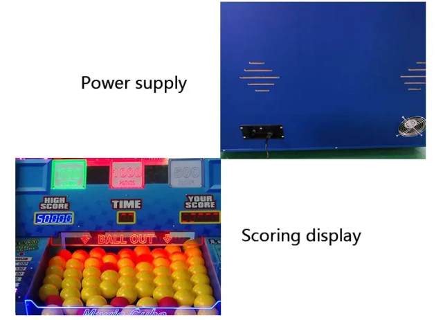 Threeplus Space Theme Ball Pitching Skill Game Machine Magic Cube Ticket Redemption Arcade Game Machine for Sale