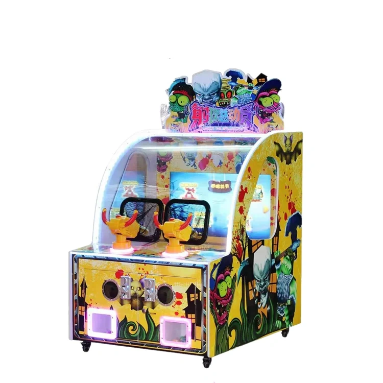 Threeplus Coin Operated Electronic 2 Players Ball Shooting Game Machine for Kids
