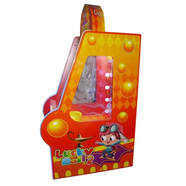 Threeplus Coin Operated Lucky Ball 2 Ticket Redemption Arcade Game Catching Ball Amusement Machines
