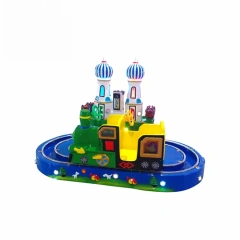 Threeplus Children Amusement Park Coin Operated Kids Ride on Train Castle Track for Sale
