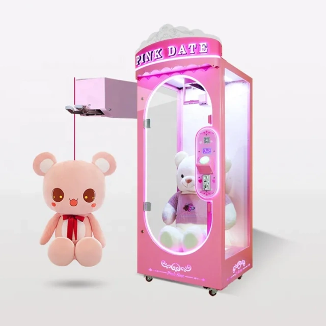 Threeplus Coin Operated Scissor Toy Claw Machine Win Prize