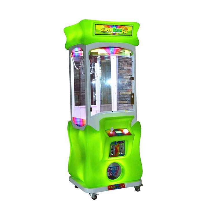 Threeplus Coin Operated Toy Catcher Superbox Machine Claw Crane Joystick Arcade Game for Sale