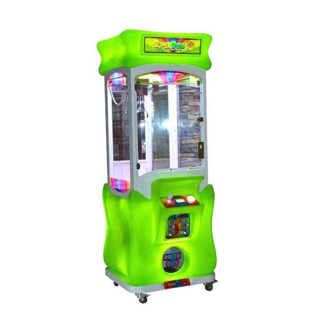 Threeplus Coin Operated Toy Catcher Superbox Machine Claw Crane Joystick Arcade Game for Sale