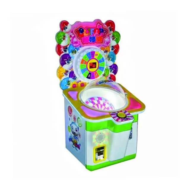 Threeplus Coin Operated Lollipop Gift Game With Light for Maquina Vending Mall