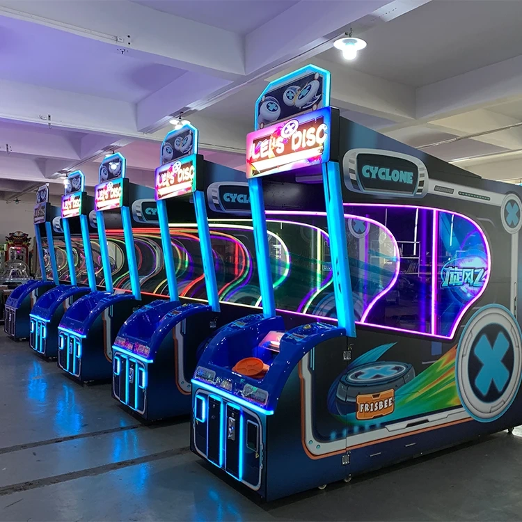 New Arrival Coin Operated Let's Disc Lottery Game Machine Gaming Center Tickets Carnival Arcade Lottery Redemption Machine