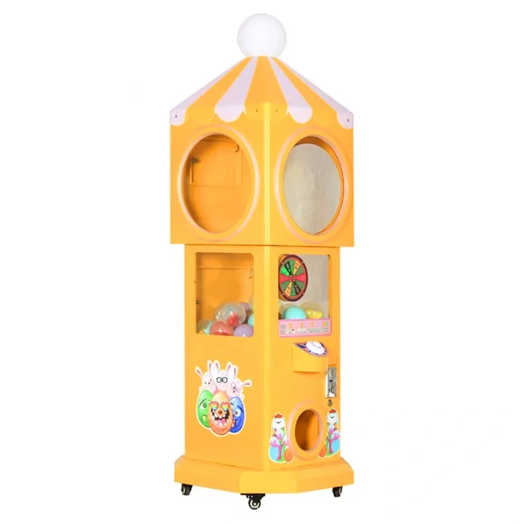 Kids and Adults Candy House Game Center Machine/Mini Candy Vending Machine/Coin Operated Lollipop Machine for Shopping Mall