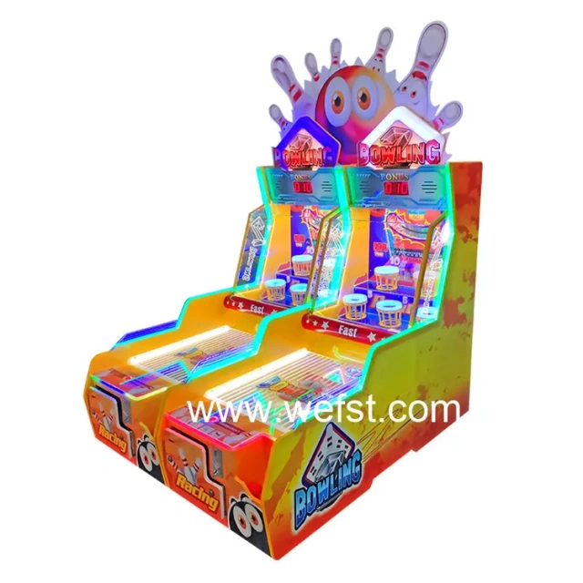 Threeplus Coin Operated Ticket Redemption Arcade Machine Bowling Ball Cricket Game Machine for Sale