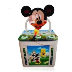 Threeplus Kids Game Coin Operated Whac-a-mole Hit Hammer Frog Jump Redemption Game Machine