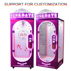 Threeplus Pink Date Arcade Claw Machine Prize Cutting Gift Game Machine for Sale