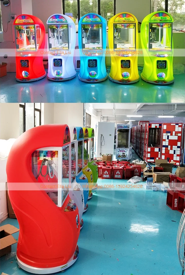 Threeplus New Toy Claw Crane Machine Gift Claw Game Machine Coin Operated Game Machine for Sale