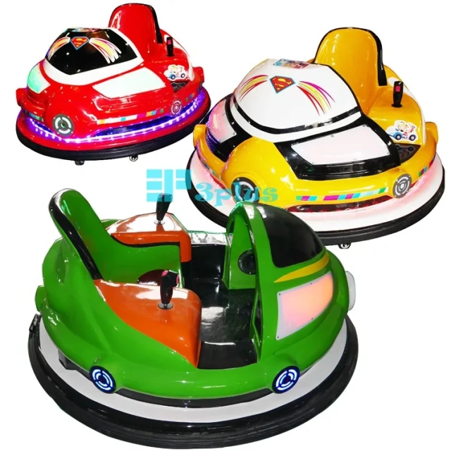 Threeplus Carro Bumper Cars Adult and Kids With Maquina Grua Led