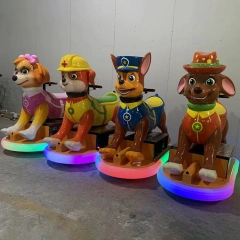 Parent-child Ice Bumper Cars Children Amusement Animal Shape Electric Kidzone Bumper Car With LED Light