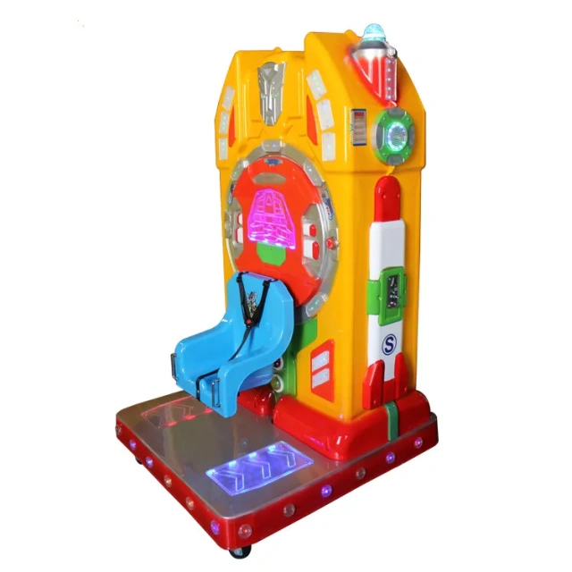 Threeplus Coin Operated Plastic Space Chair Kiddie Ride Moneta for Sale