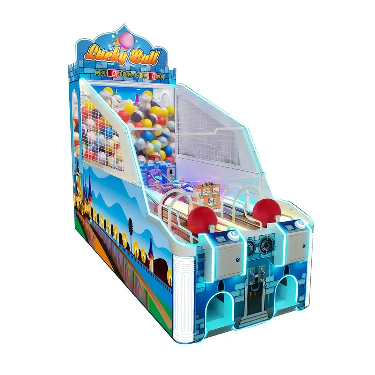 Threeplus Lottery Machine Indoor Coin Operated Carnival Games Pushing Ball Arcade Games