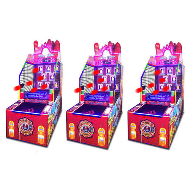 Kids Coin Operated Amusement Park Shooting Game Arcade Prize Redemption Games Machines Shooting Ball Game for Children