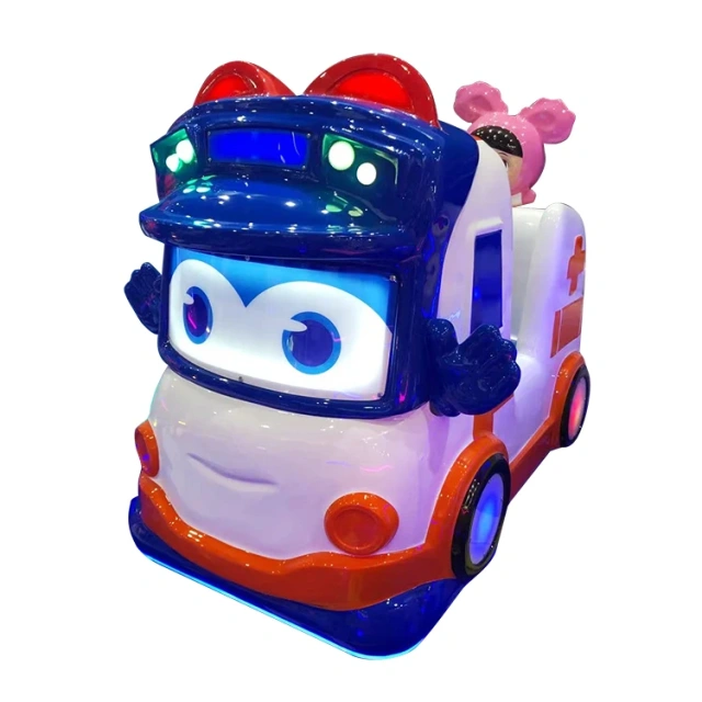 Interactive School Bus Kiddie Ride for Shopping Mall