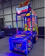 Threeplus Factory Directly Sale 3 Player Ball Pitching Game Machine Video Amusement Coin Operated Ticket Arcade Games for Sale