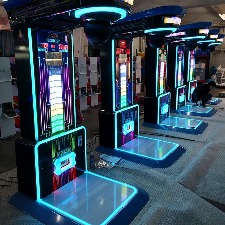 Coin Operated Sport Arcade Electronic Boxing Machine Big Punch Boxing Game Machine With Prize