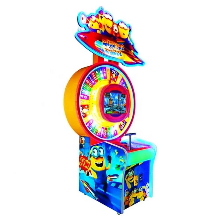 Threeplus Coin Operated Wheel Videos Game Machine Electronic Lottery Redemption Ticket Machine for Sale