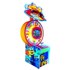 Threeplus Coin Operated Wheel Videos Game Machine Electronic Lottery Redemption Ticket Machine for Sale