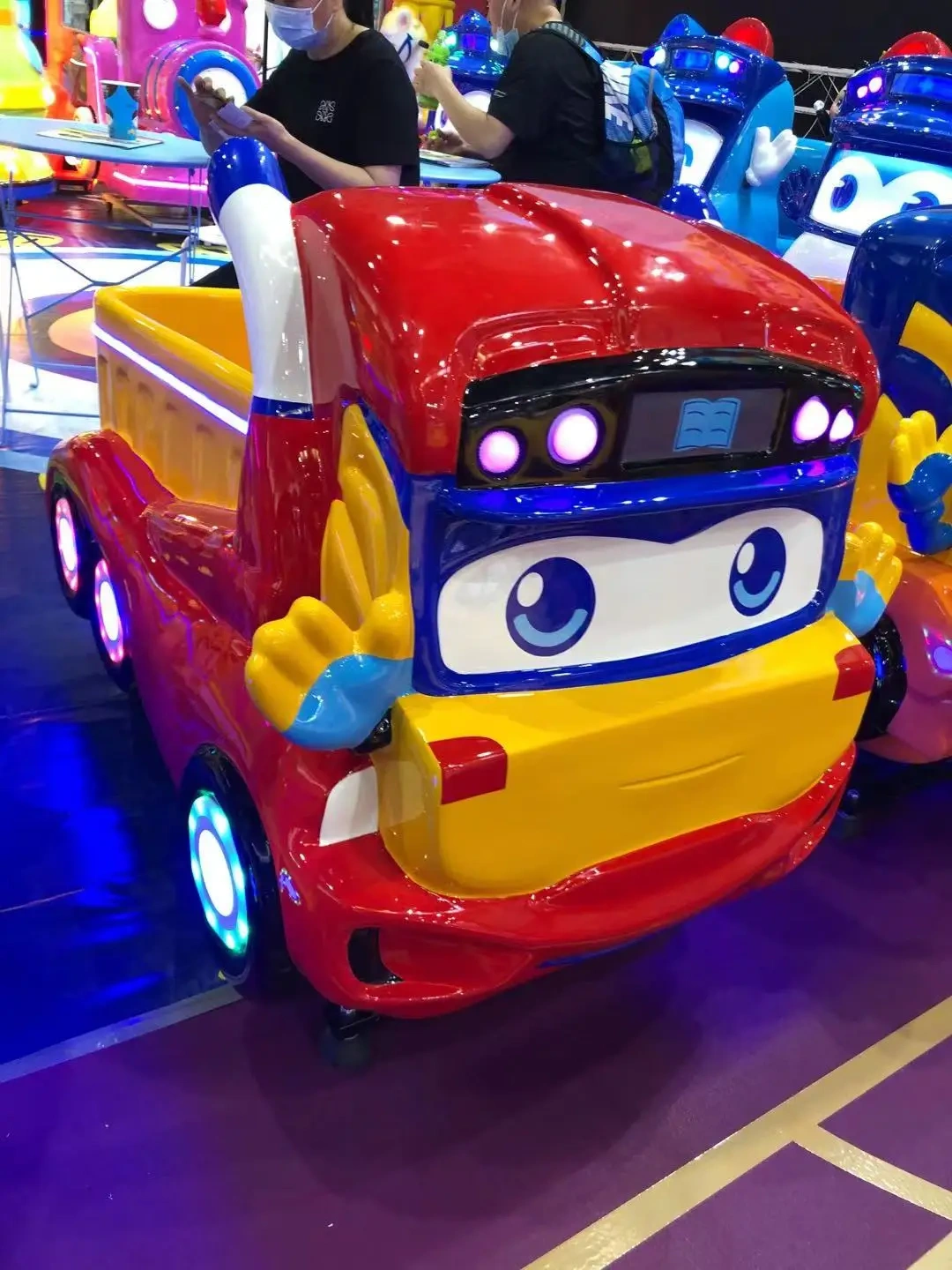 Interactive School Bus Kiddie Ride for Shopping Mall