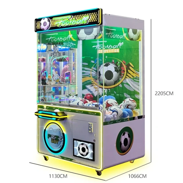 Threeplu Factory Advanced Technology Claw Soccer Crane Vending Machines for Sale Toy Crane Machine With Bill Acceptor