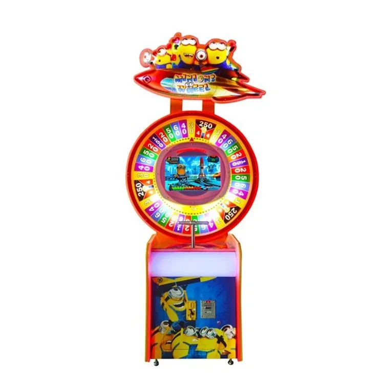 Threeplus Coin Operated Wheel Videos Game Machine Electronic Lottery Redemption Ticket Machine for Sale