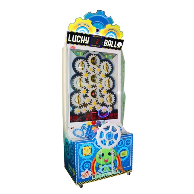 Threeplus High Profit Coin Operated Mechanic Ball Ticket Redemption Arcade Game Lucky Ball Kids Machine for Sale