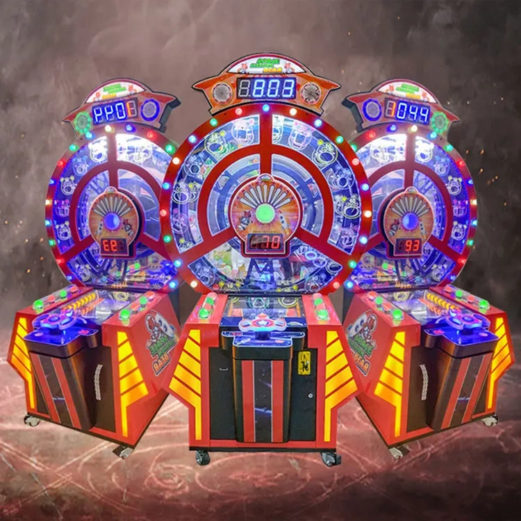 High Profit Coin Operated Arcade Game Machine Little Bear Ferris Wheel Lottery Ticket Arcade Lucky Draw Machine