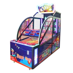 Coin-operated Crazy Clown Shooting Arcade Redemption Amusement Machine Kids Ball Shooting Machines