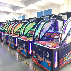 Coin-operated Crazy Clown Shooting Arcade Redemption Amusement Machine Kids Ball Shooting Machines