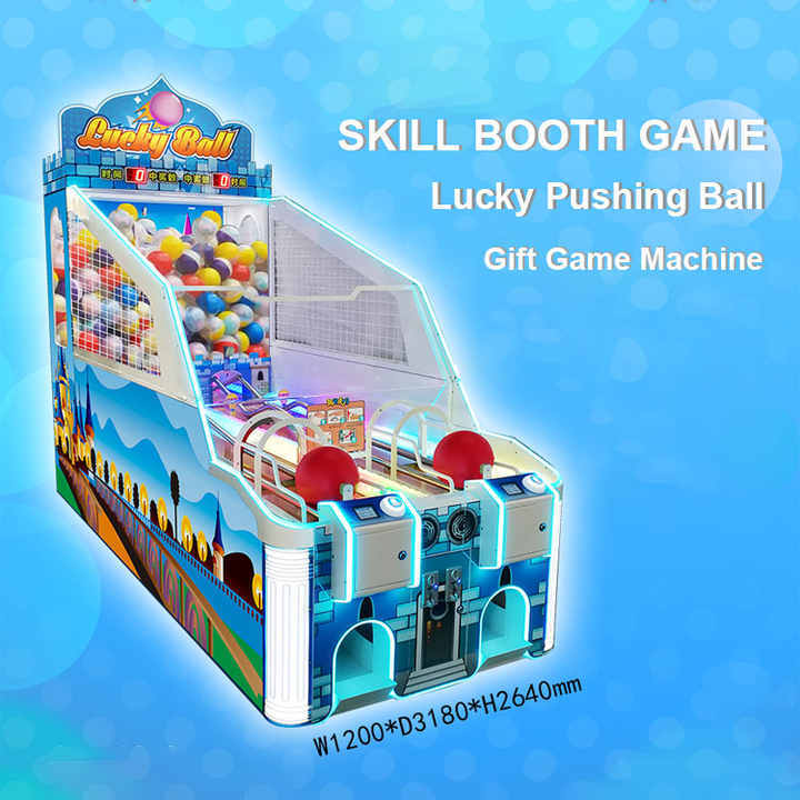 Threeplus Lottery Machine Indoor Coin Operated Carnival Games Pushing Ball Arcade Games
