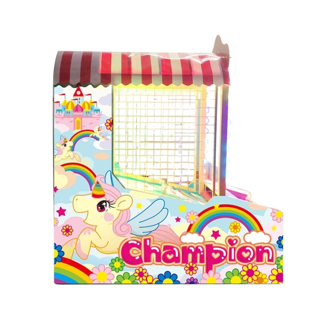 Threeplus Throwing Ball Pixel Game Machine with Horse Racing