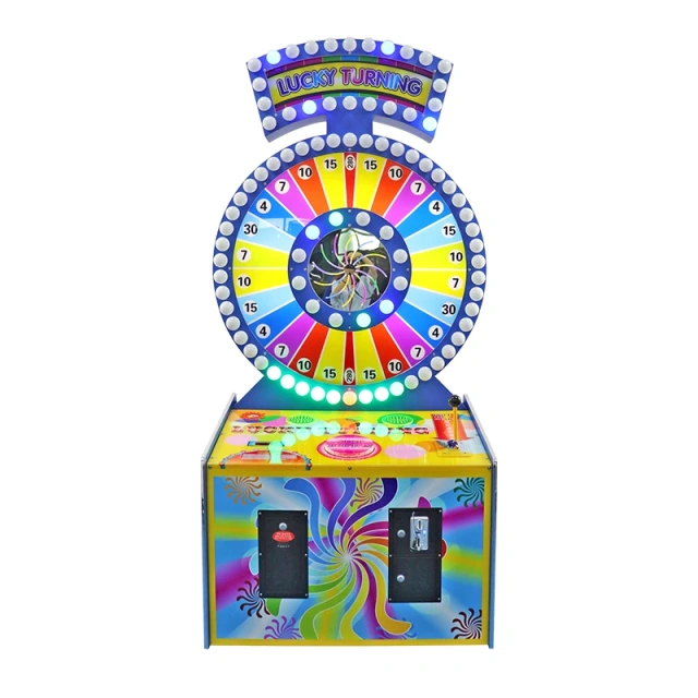 Threeplus Coin Operated Classic Game Machine Spin N Win Lottery Game Machine for Game Center