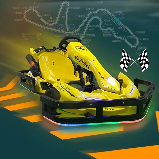 Electric Karts Adjustable Speed and Length Ride on Car Karting Racing Car Electric Go Karts for Buggy Child Kids Adults