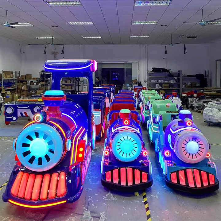 Classical Amusement Park Rides Kids Attractions Tourist Electric Mini Mall Trackless Train Ride for Sale