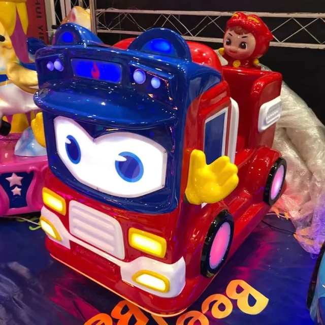Interactive School Bus Kiddie Ride for Shopping Mall