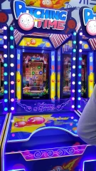 Threeplus Factory Directly Sale 3 Player Ball Pitching Game Machine Video Amusement Coin Operated Ticket Arcade Games for Sale