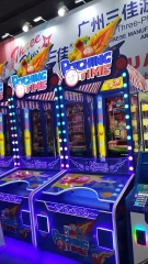Threeplus Factory Directly Sale 3 Player Ball Pitching Game Machine Video Amusement Coin Operated Ticket Arcade Games for Sale