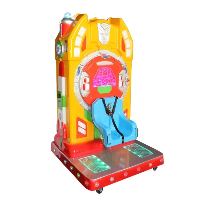 Threeplus Coin Operated Plastic Space Chair Kiddie Ride Moneta for Sale