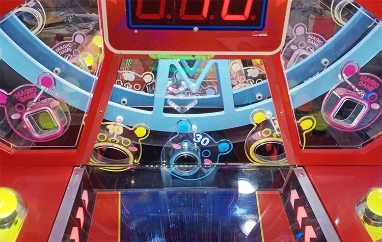High Profit Coin Operated Arcade Game Machine Little Bear Ferris Wheel Lottery Ticket Arcade Lucky Draw Machine