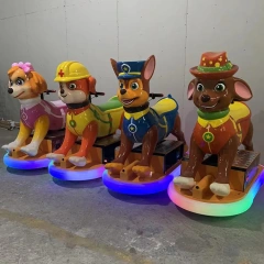 Parent-child Ice Bumper Cars Children Amusement Animal Shape Electric Kidzone Bumper Car With LED Light